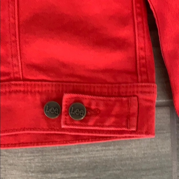 Lee vintage modern rider jacket in red - Picture 9 of 16